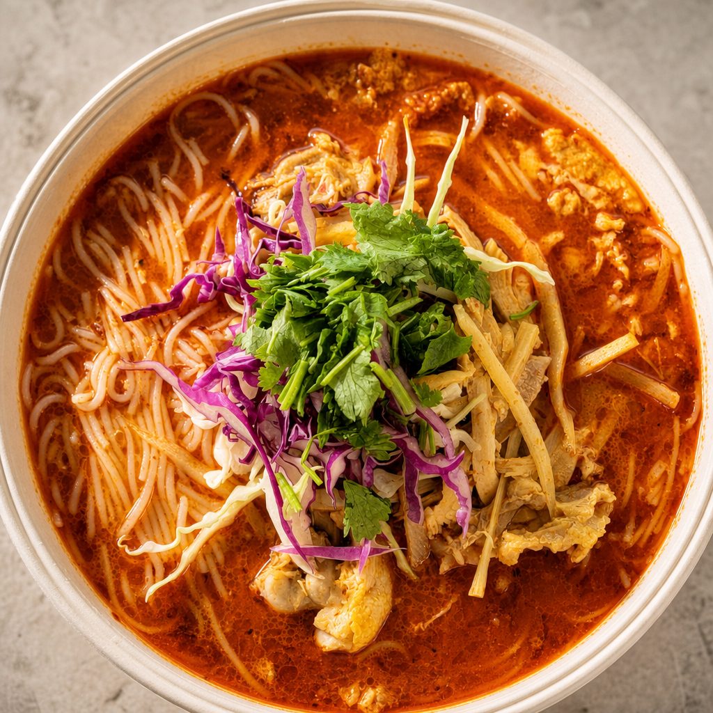 Khaub Poob (Curry Noodle).