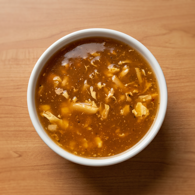 S3 Hot and Sour Soup (Chicken) (16oz).